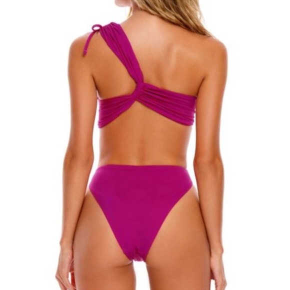 Agua Bendita Swimsuit - Suki Bloom Solid One Piece - Picture 5 of 6